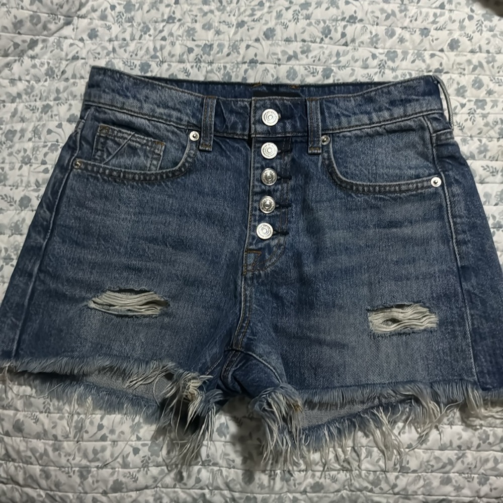 7 for all mankind Monroe cutoff shorts jeans 25